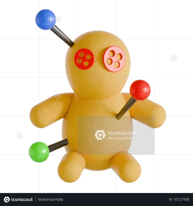 Voodoo Doll  3D Icon