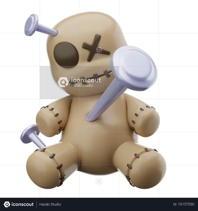 Voodoo-Puppe  3D Icon