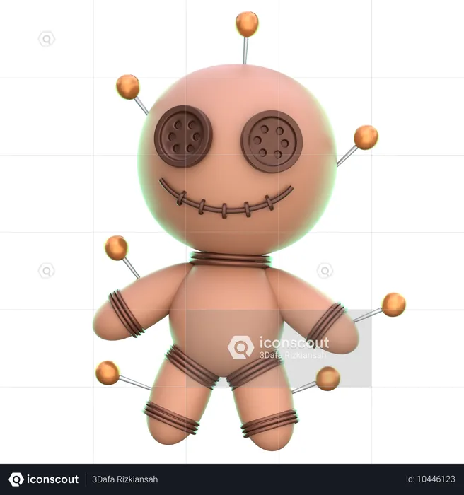 Voodoo-Puppe  3D Icon