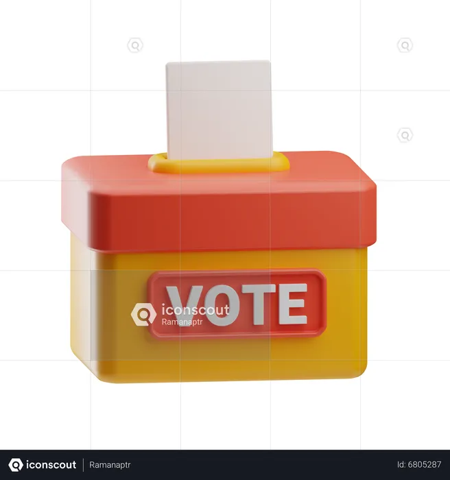 Vote  3D Icon