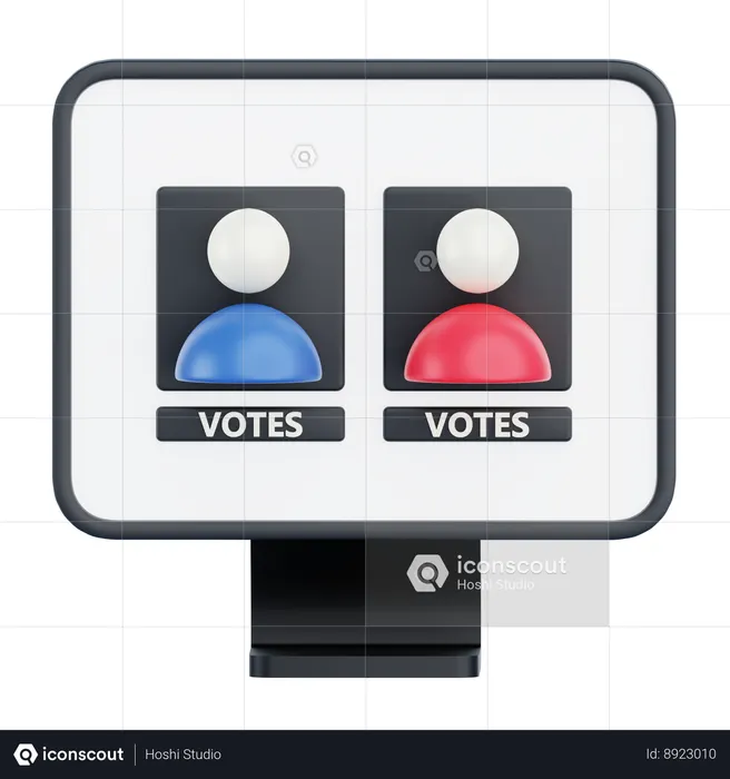 Voting Machine  3D Icon