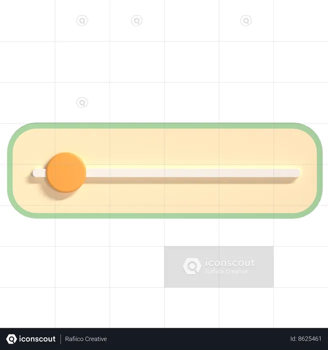 Control deslizante de votación  3D Icon