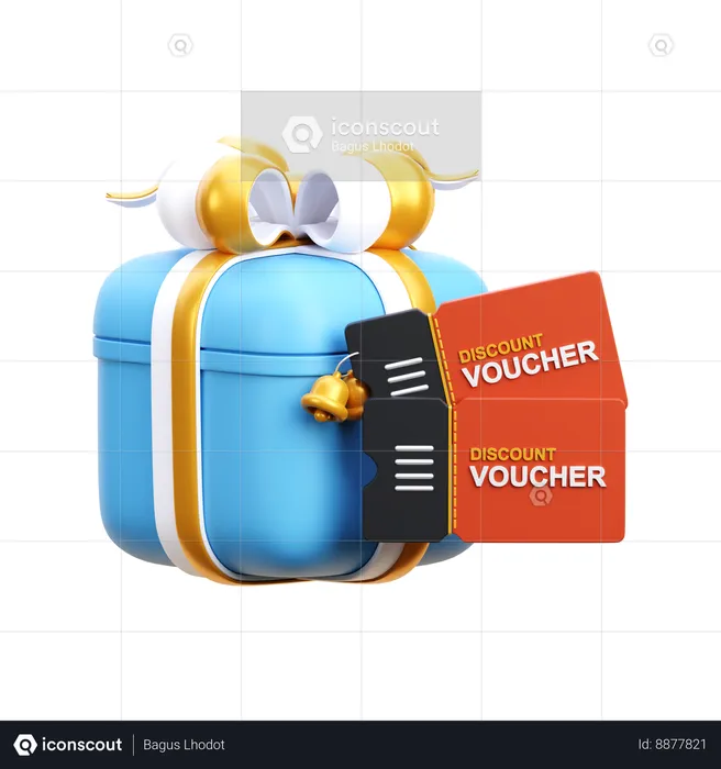 Voucher de desconto  3D Icon