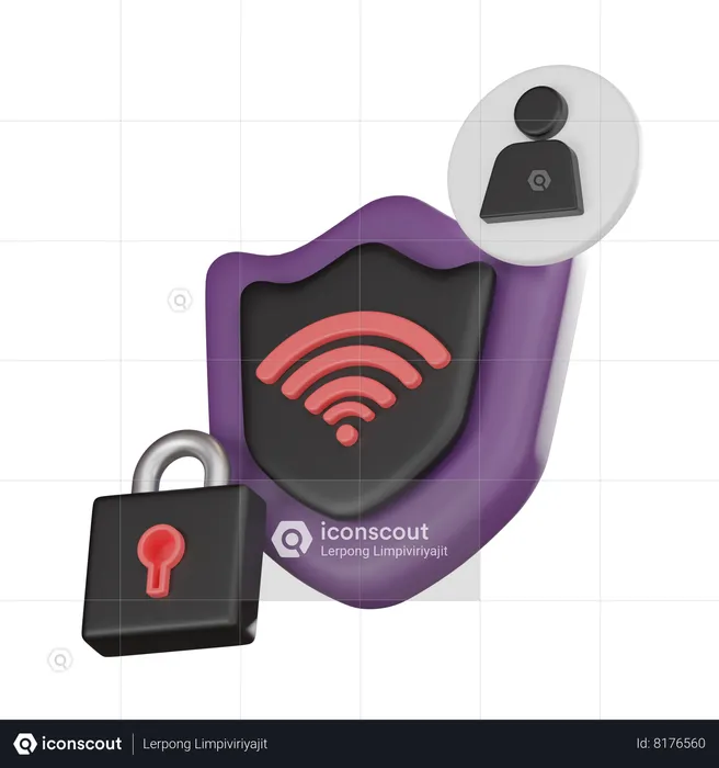 VPN  3D Icon