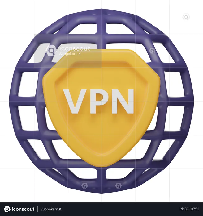 Vpn  3D Icon