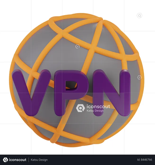 VPN  3D Icon