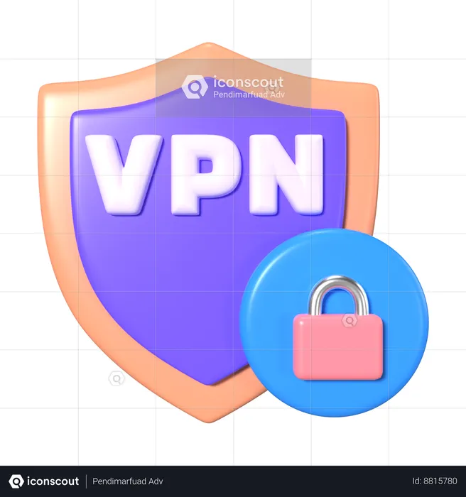 VPN  3D Icon