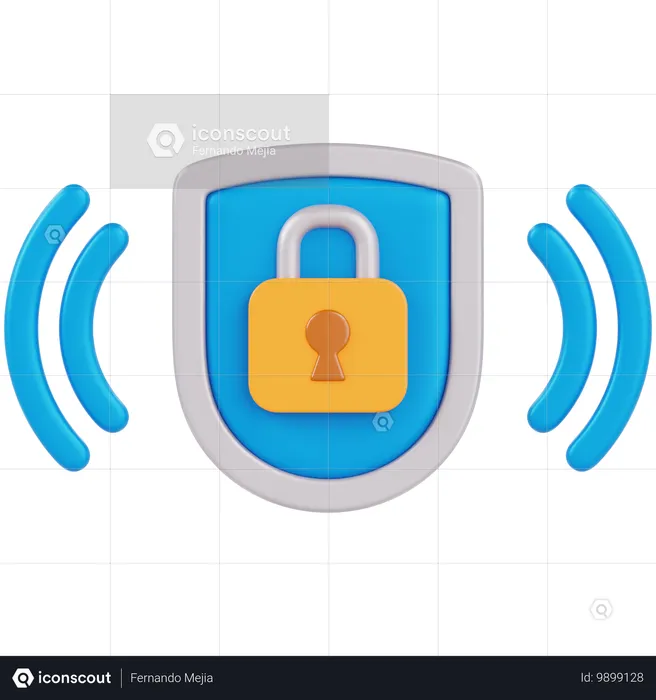 VPN  3D Icon