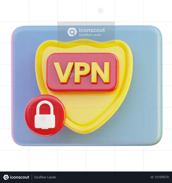 VPN  3D Icon