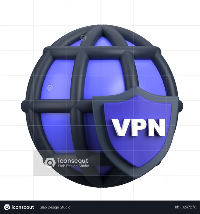 VPN  3D Icon