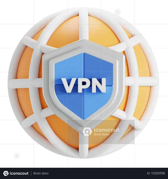 VPN  3D Icon