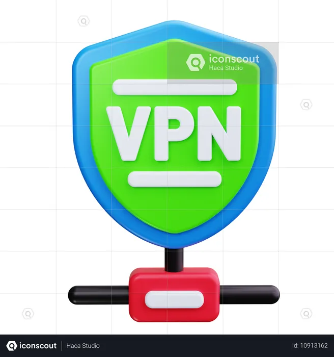 VPN  3D Icon