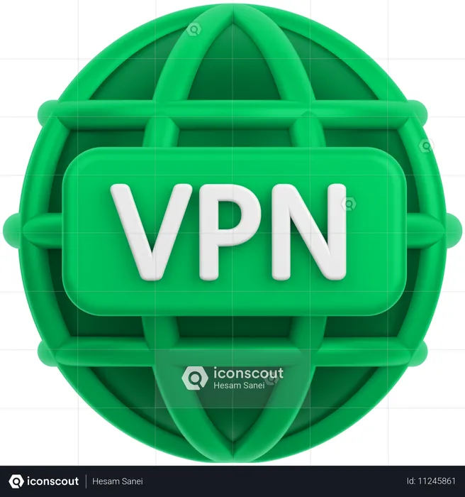 VPN  3D Icon