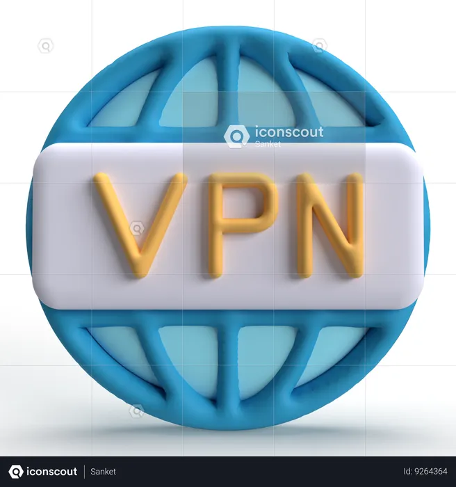 VPN  3D Icon