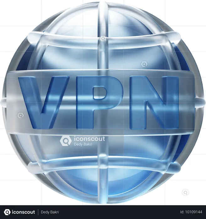 VPN  3D Icon