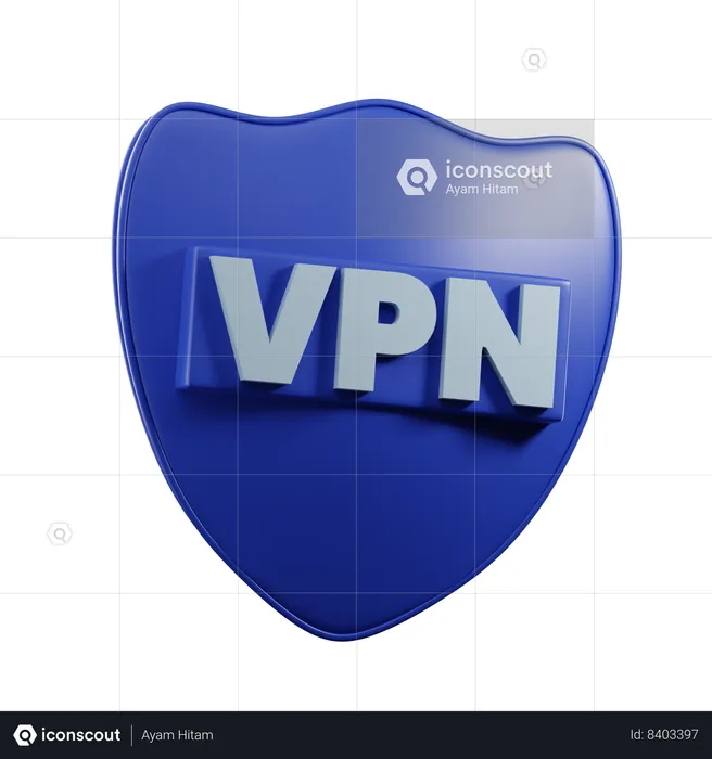 VPN  3D Icon