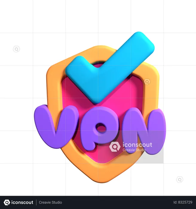 Vpn  3D Icon