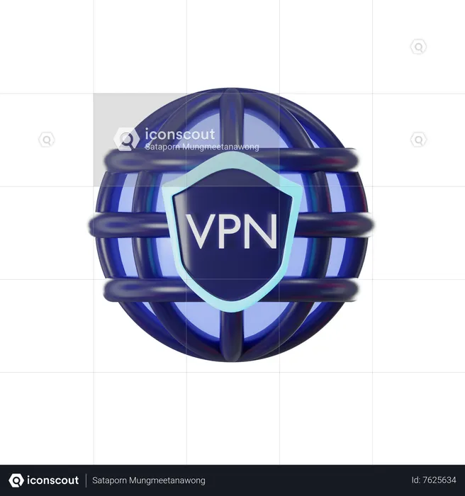 Vpn  3D Icon