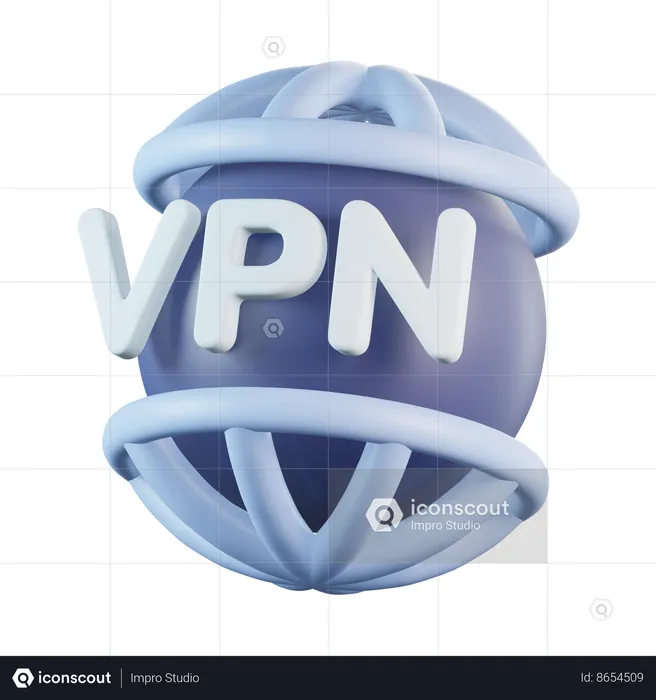 VPN  3D Icon