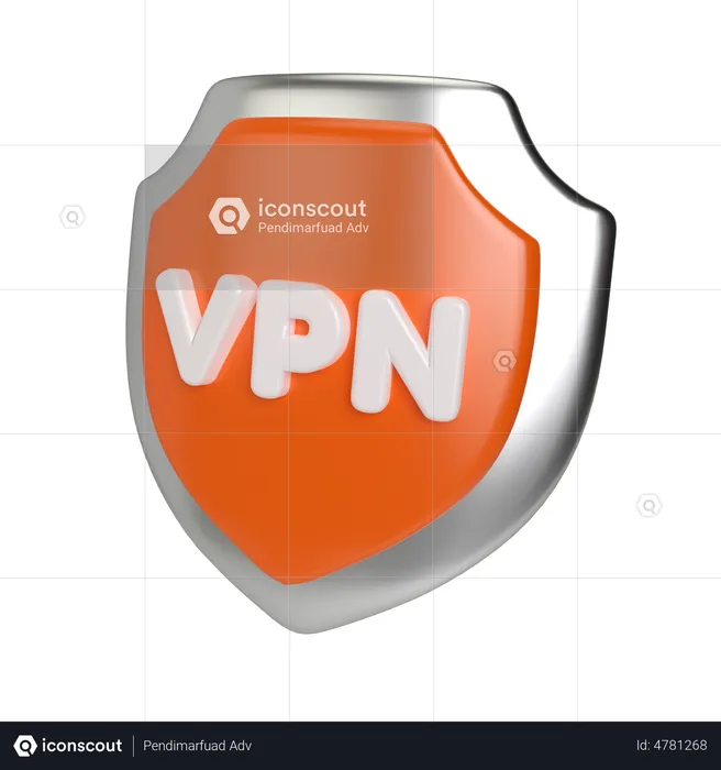 VPN  3D Illustration