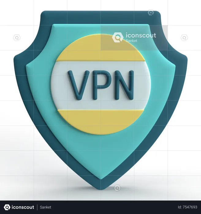 VPN  3D Icon