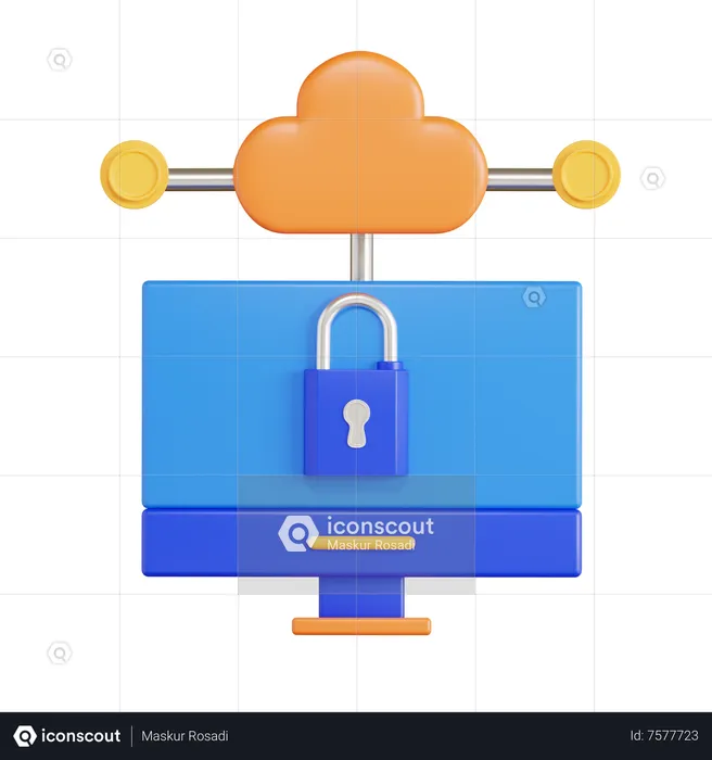 VPN  3D Icon