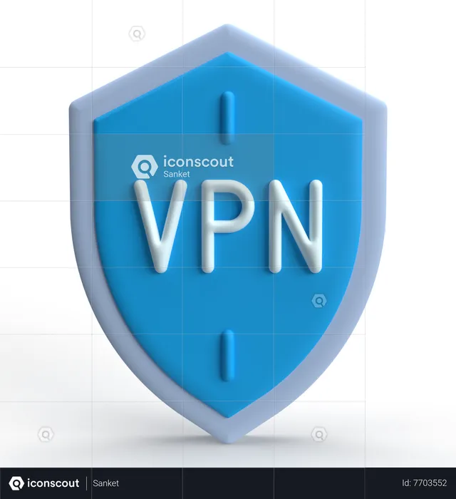 VPN  3D Icon