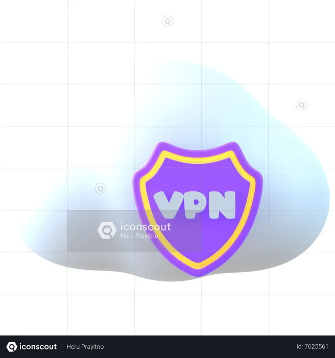 VPN  3D Icon
