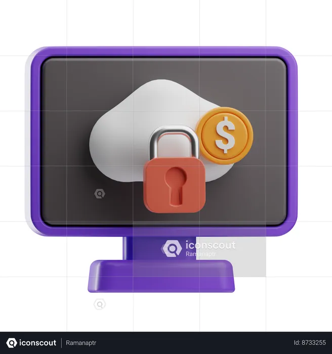 Vpn Security  3D Icon