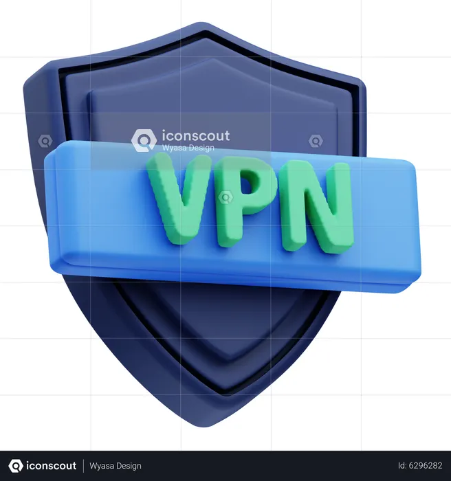 Vpn Security  3D Icon