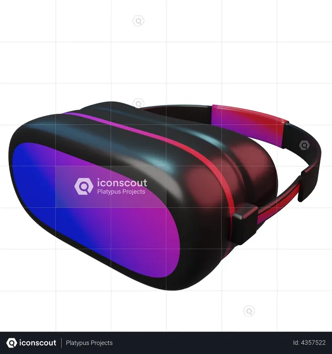 VR box  3D Illustration