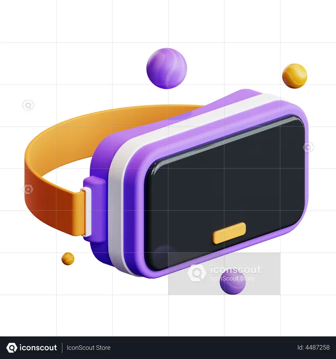 VR-Brille  3D Icon