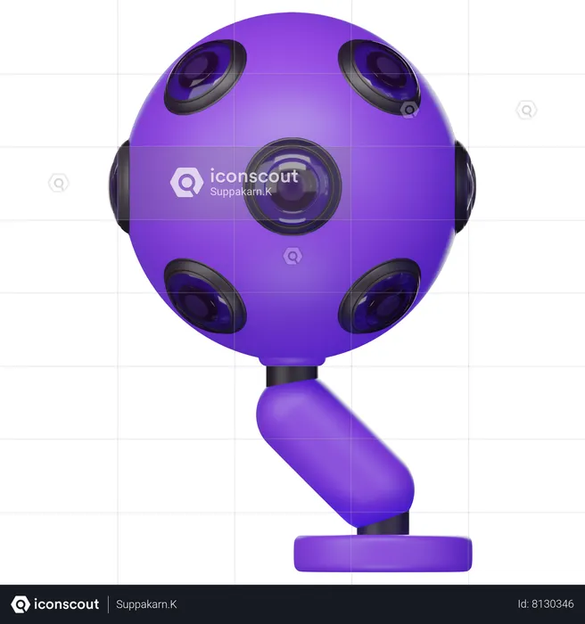 Vr Camera  3D Icon