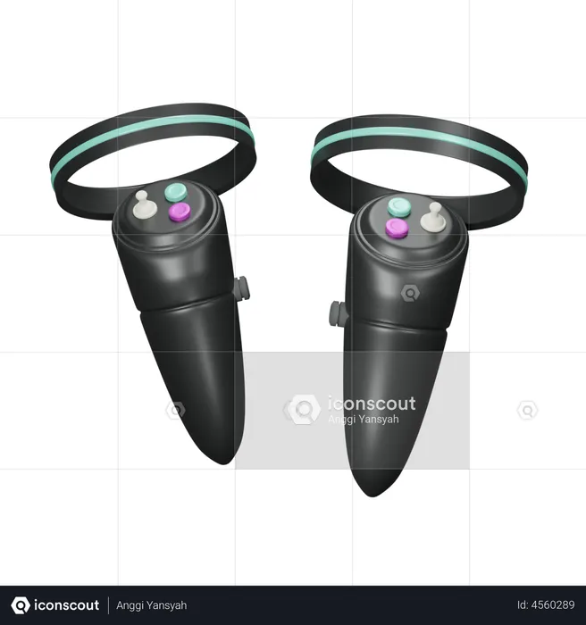 VR-Controller  3D Illustration