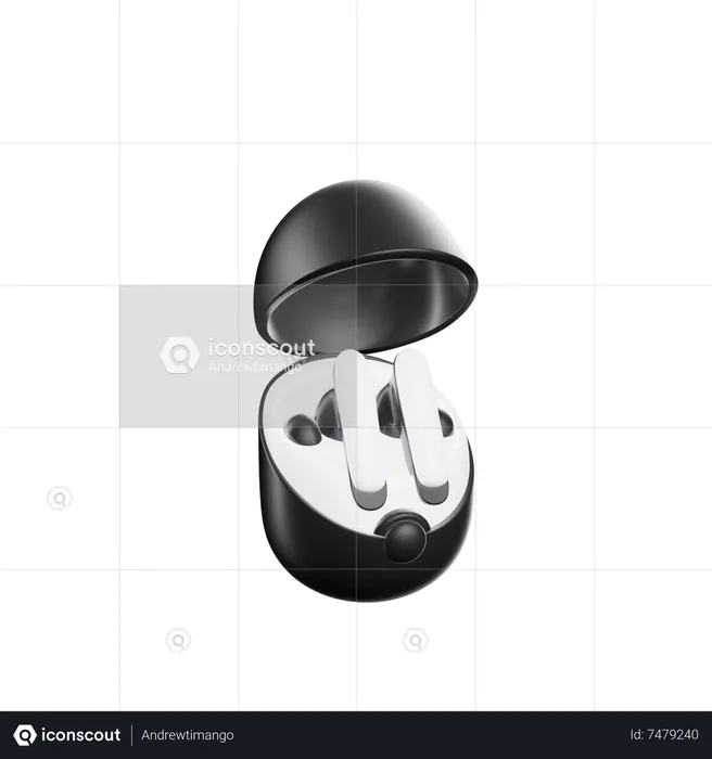 Vr Earbuds  3D Icon