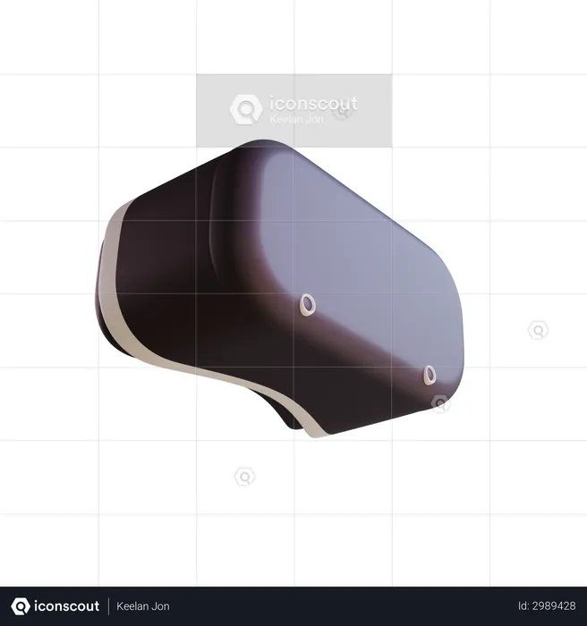 Fone de ouvido VR  3D Illustration