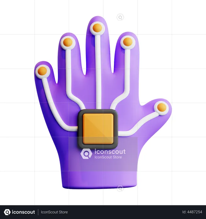 Vr Gaming Gloves  3D Icon