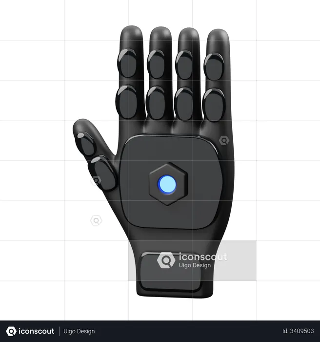 VR Gaming Gloves  3D Icon