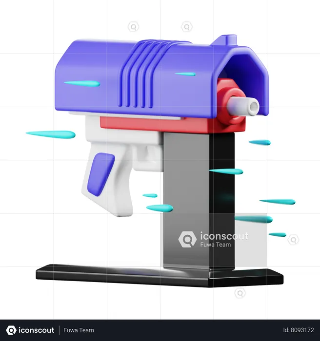 Pistolet de jeu vr  3D Icon