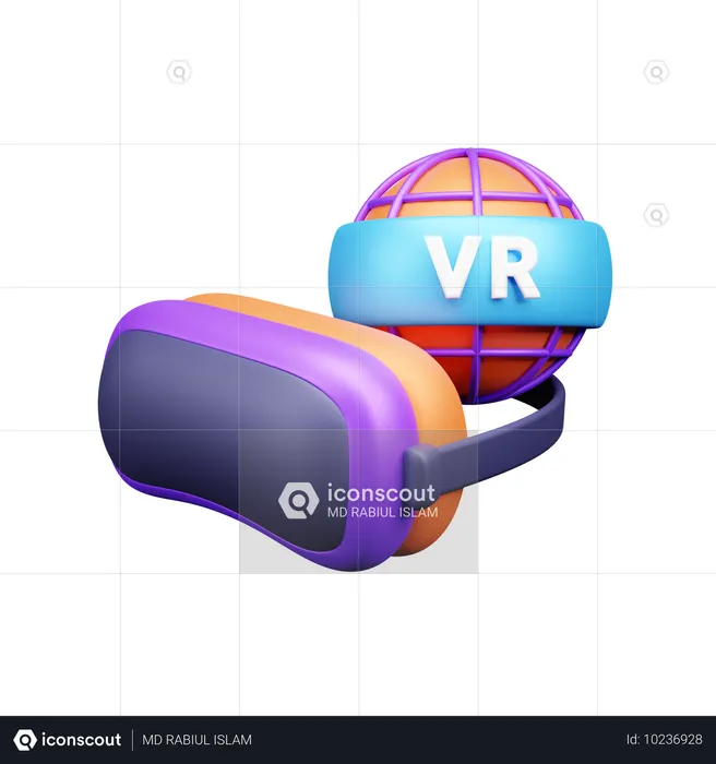 VRグラス  3D Icon