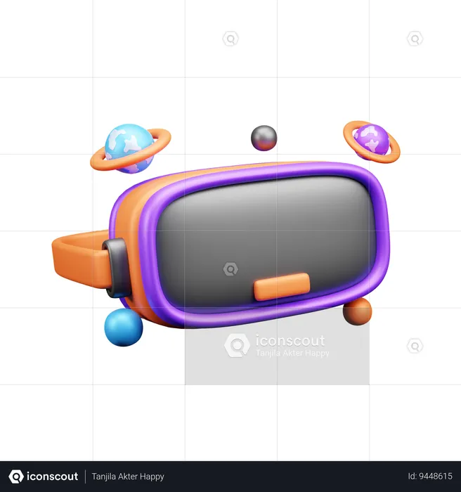 Vr Glass  3D Icon