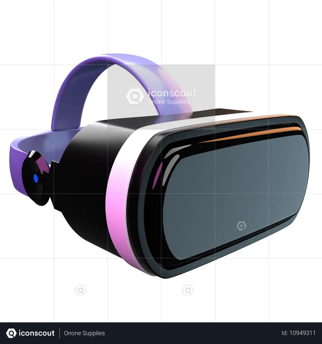 VR 안경  3D Icon