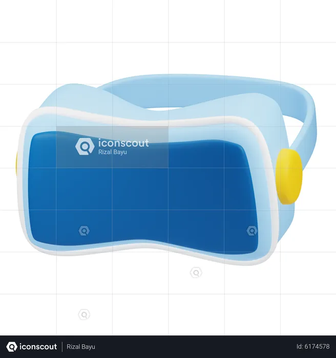 VR Glasses  3D Icon