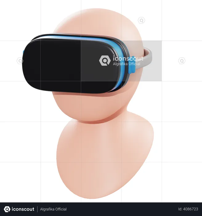 VR glasses  3D Illustration