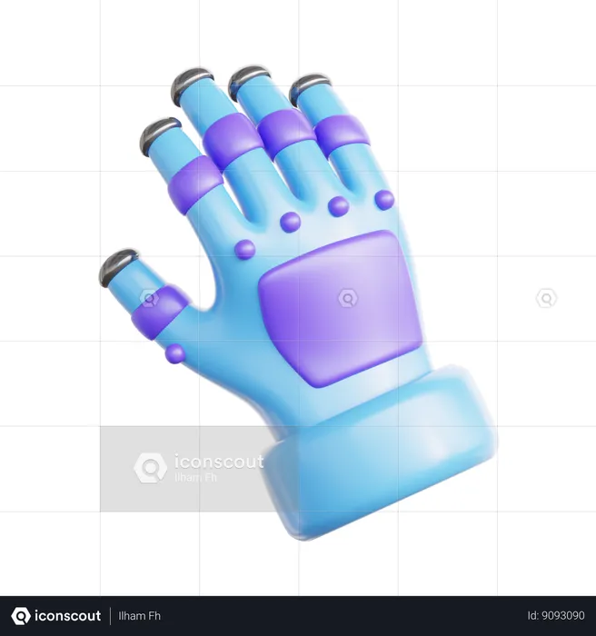 VR Gloves  3D Icon