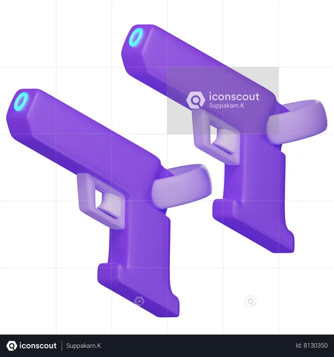 Vr Gun  3D Icon