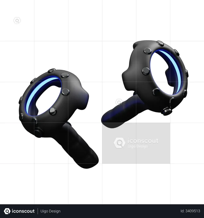 VR Hand Stick  3D Icon