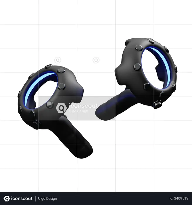 VR Hand Stick  3D Icon