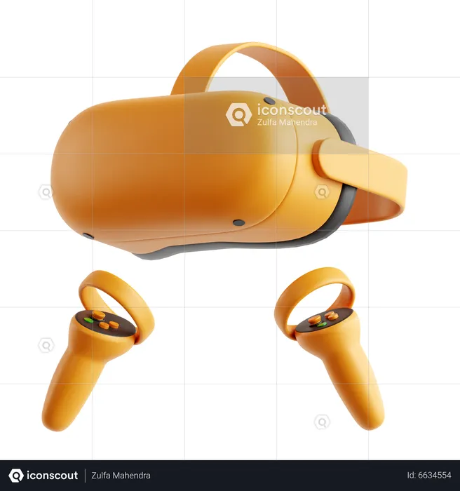 Vr Headset  3D Icon