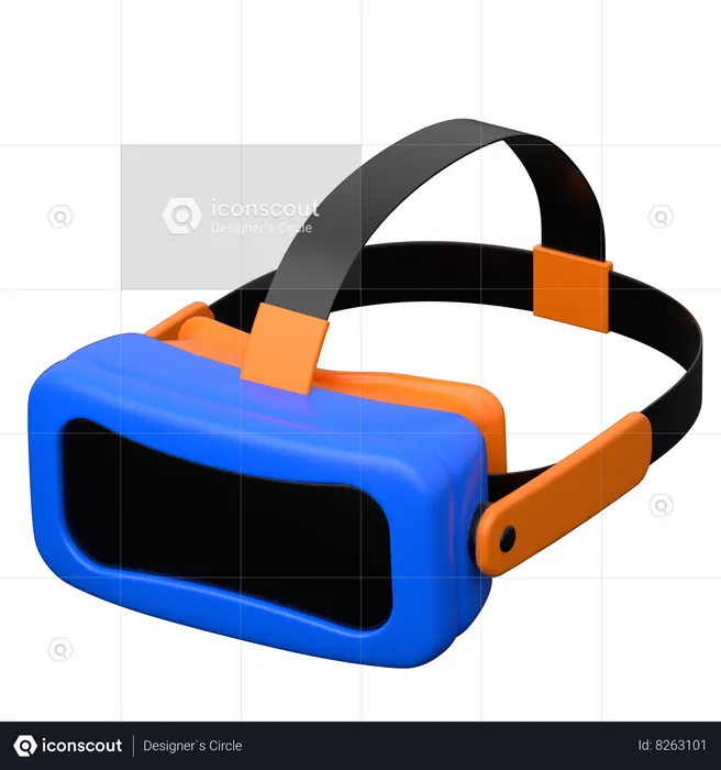 VR Headset  3D Icon